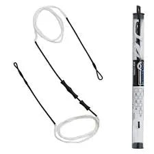 Cuerda recurvo Dacron con protector de dedos CORE