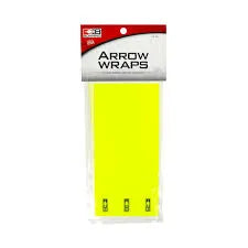 Wraps de diámetro estándar 7,6 MM - 19/64" 10 CM Neon Yellow (13 Pack) BOHNING