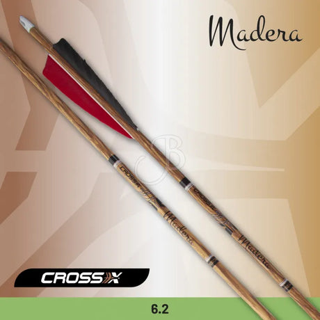 Flecha de madera natural (12 Pack) CROSS X