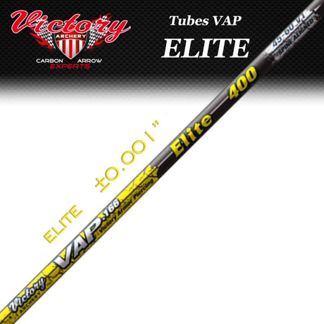 Tubo carbono Hunt Vap Elite/V1 ID 4.2 / 31" con IP Nock (12 Pack) VICTORY
