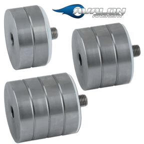 Pesos de Acero Inoxidable de 180 g y Rosca de 5/16" para Cuerpos AVALON