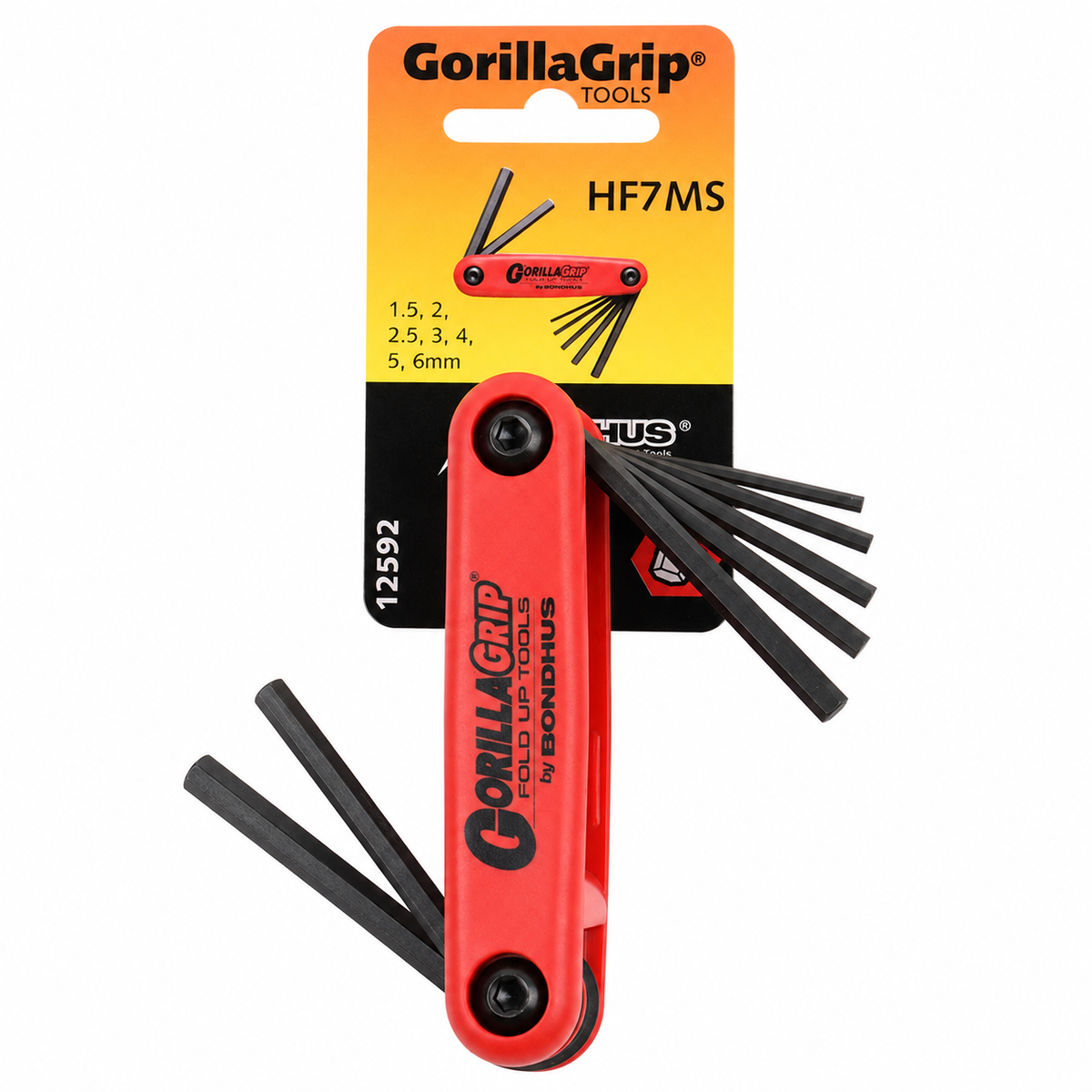 Llaves Allen Métrica Gorilla Grip HF7MS BONDHUS