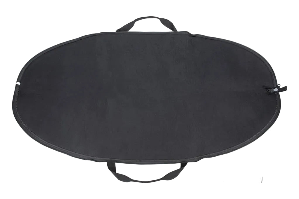 Funda Blanda para Arco Recurvo 130 cm x 30 cm negro/verde con Correas para Tubo de Flechas BUCK TRAIL