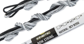 Cuerda Recurvo 8125G Negra y Blanca KINETIC