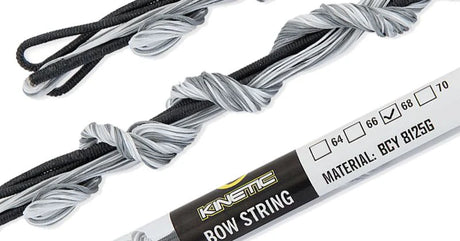 Cuerda Recurvo 8125G Negra y Blanca KINETIC