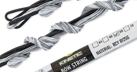 Cuerda Recurvo 8125G Negra y Blanca KINETIC