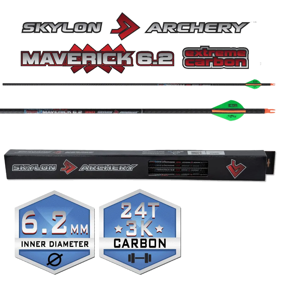 Flecha de Carbono 3K ID6.2 Maverick (6 Pack) SKYLON