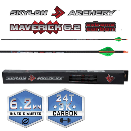 Flecha de Carbono 3K ID6.2 Maverick (6 Pack) SKYLON