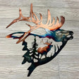 Placa decorativa metalica ELK